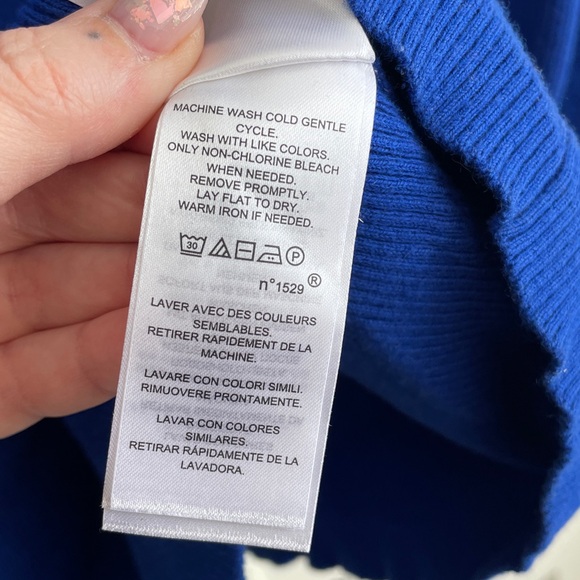Lauren by Ralph Lauren Royal Blue Women's Sweater 2X excellent used condition - Picture 6 of 6